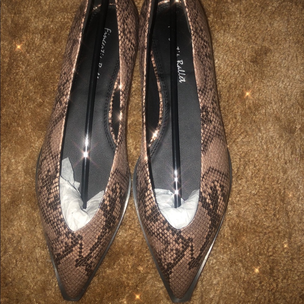 Snake Skin Flats
